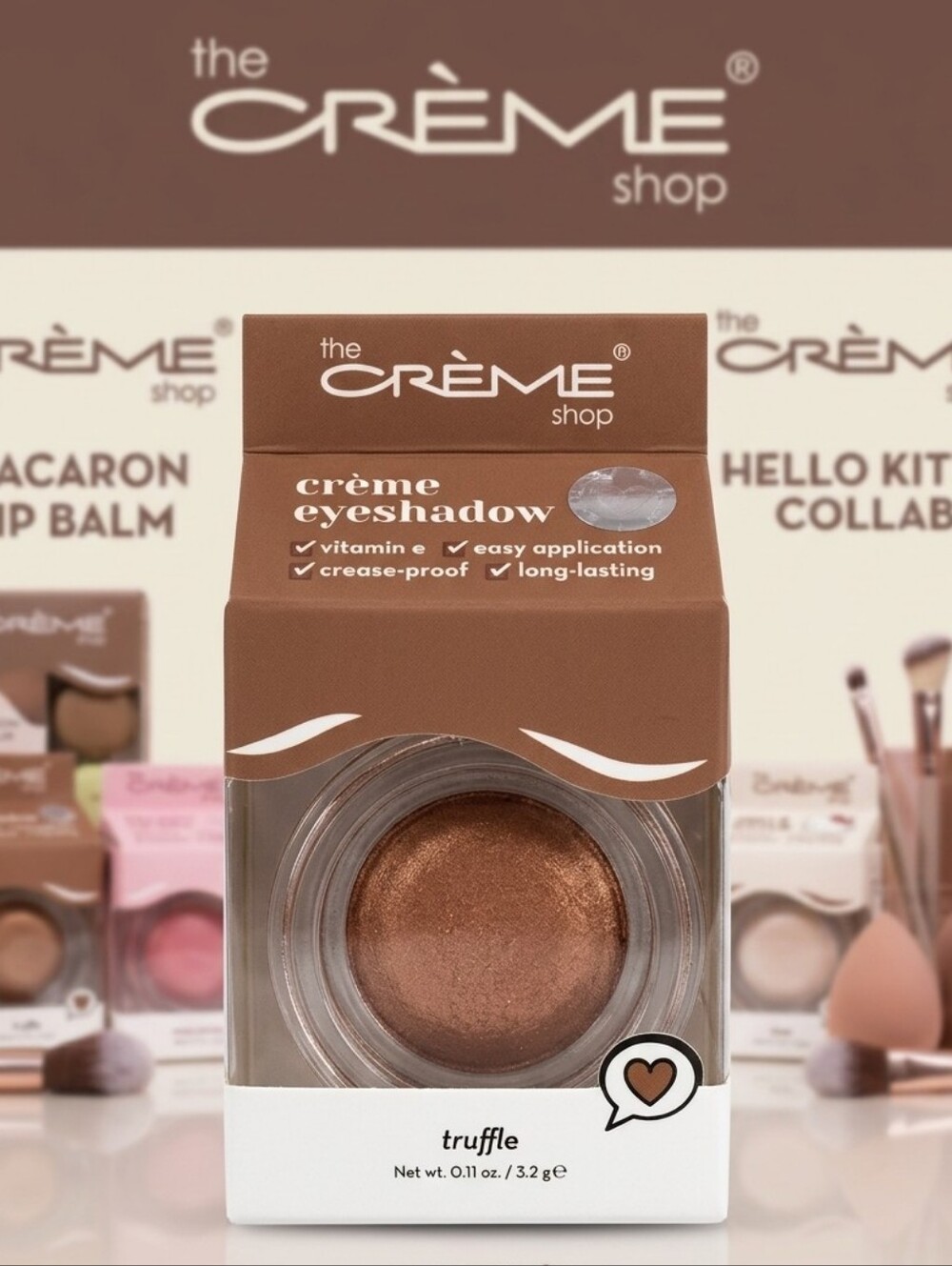 The Crème Shop Truffle Crème Eyeshadow In Truffle Full Size 0.11oz NWT